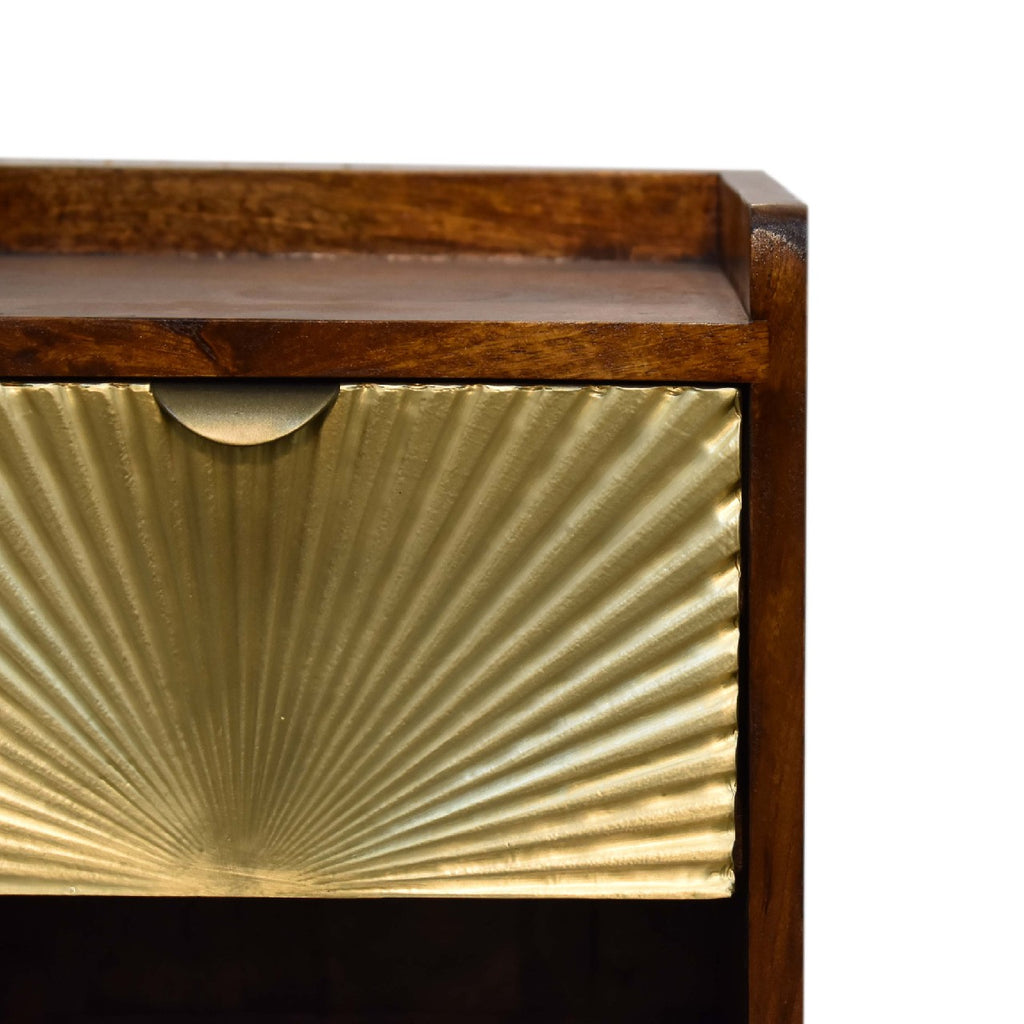 Noptieră Manila Gold cu 1 sertar mini