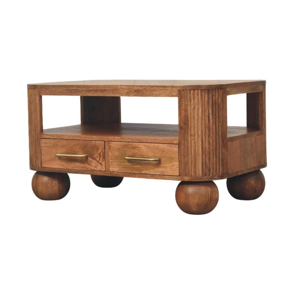 Măsuță de cafea Briarwood cu front striat