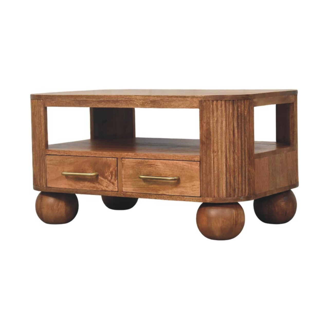 Măsuță de cafea Briarwood cu front striat