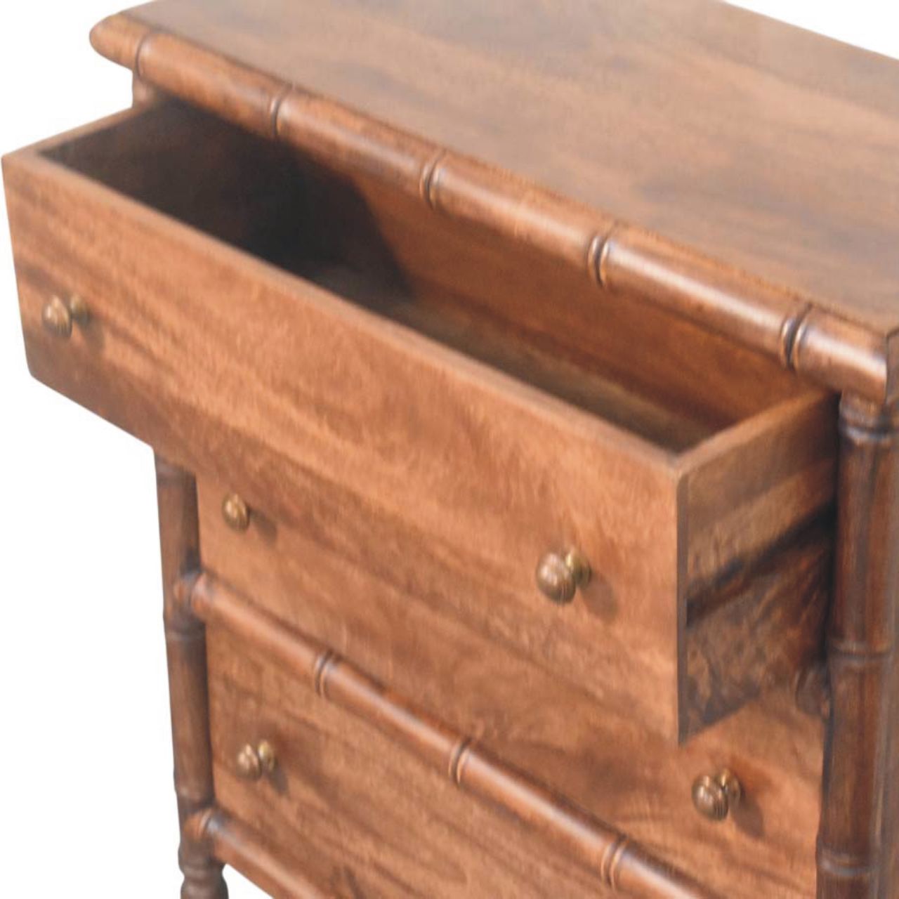 Comodă cu sertare Bamboo cu 3 sertare din bambus
