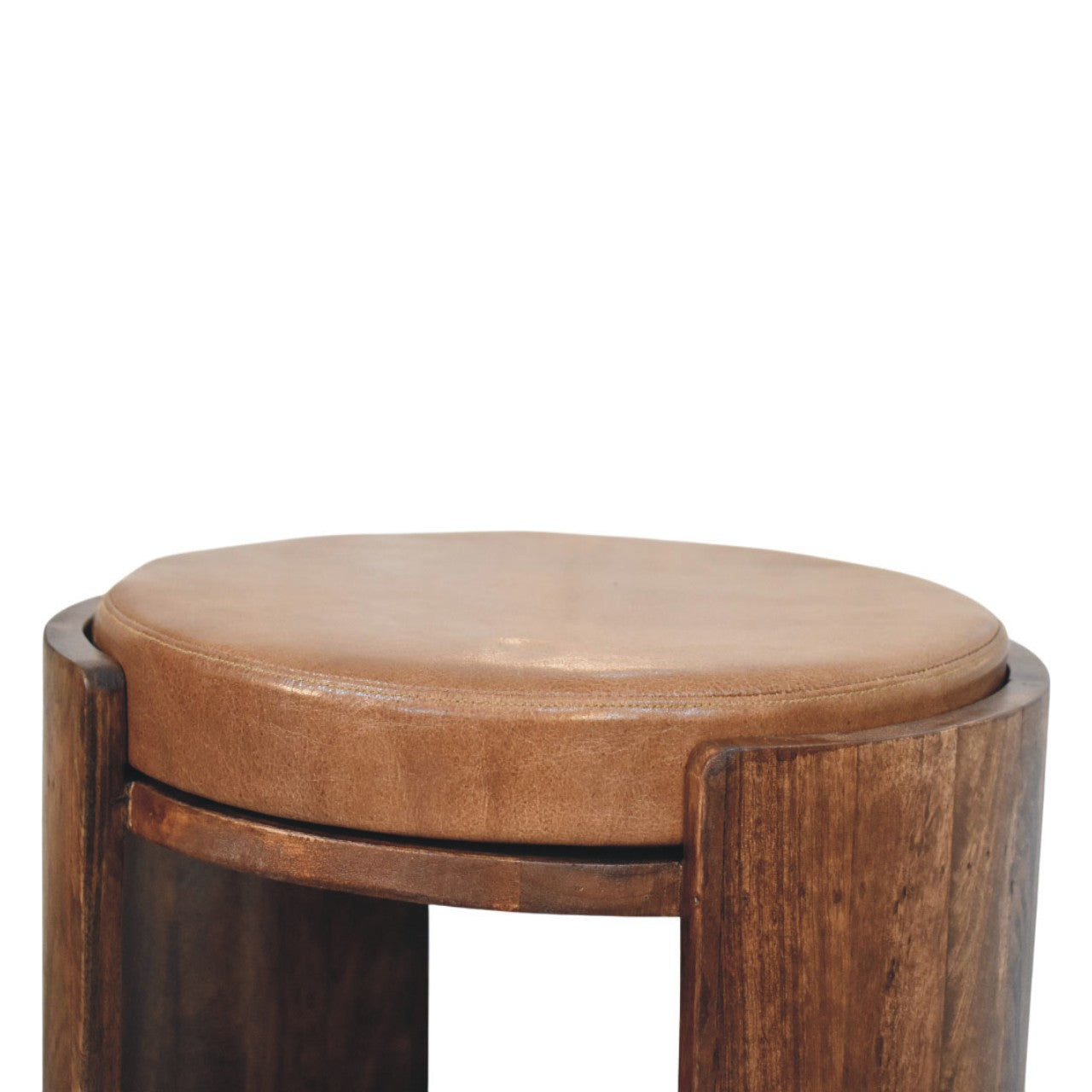 Taburet Savoy din piele