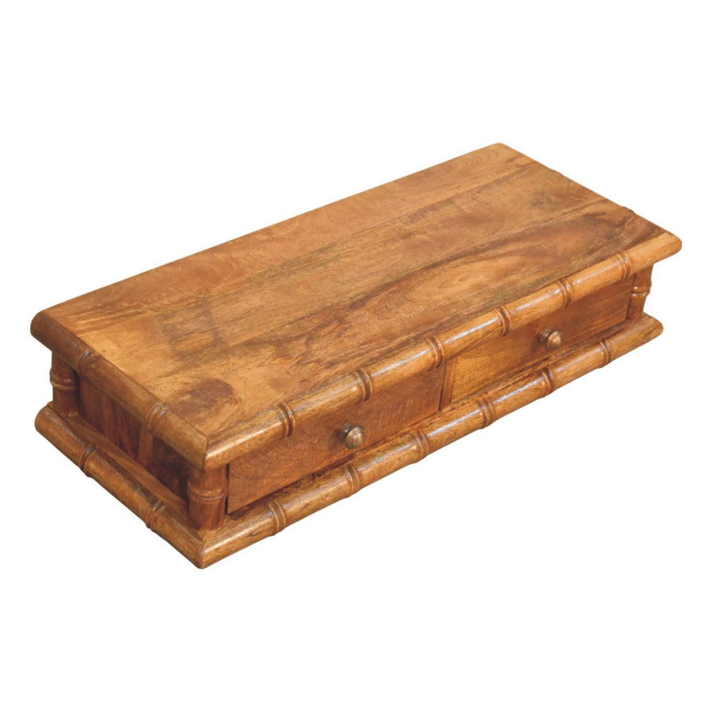 Consolă Bamboo suspendată din bambus