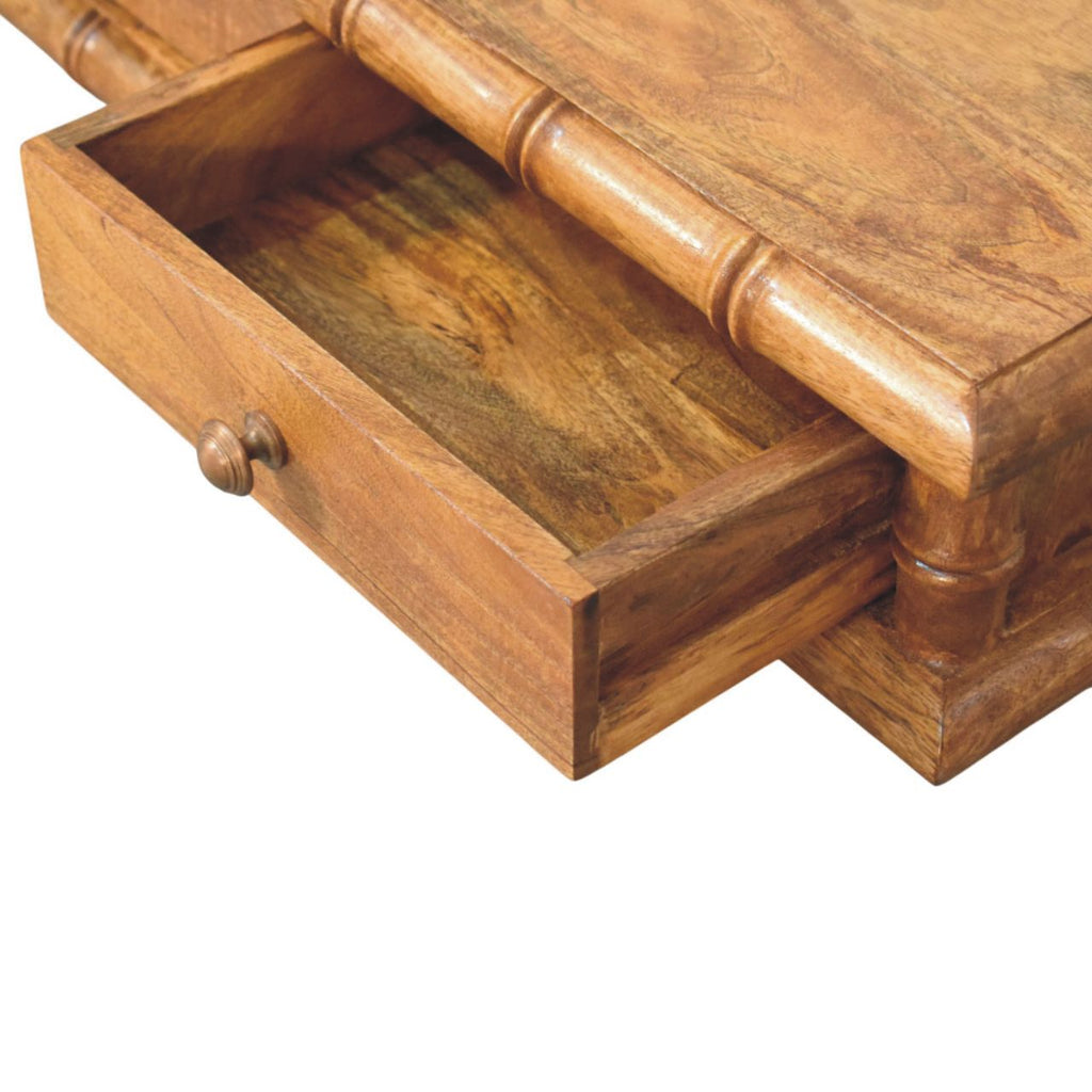 Consolă Bamboo suspendată din bambus