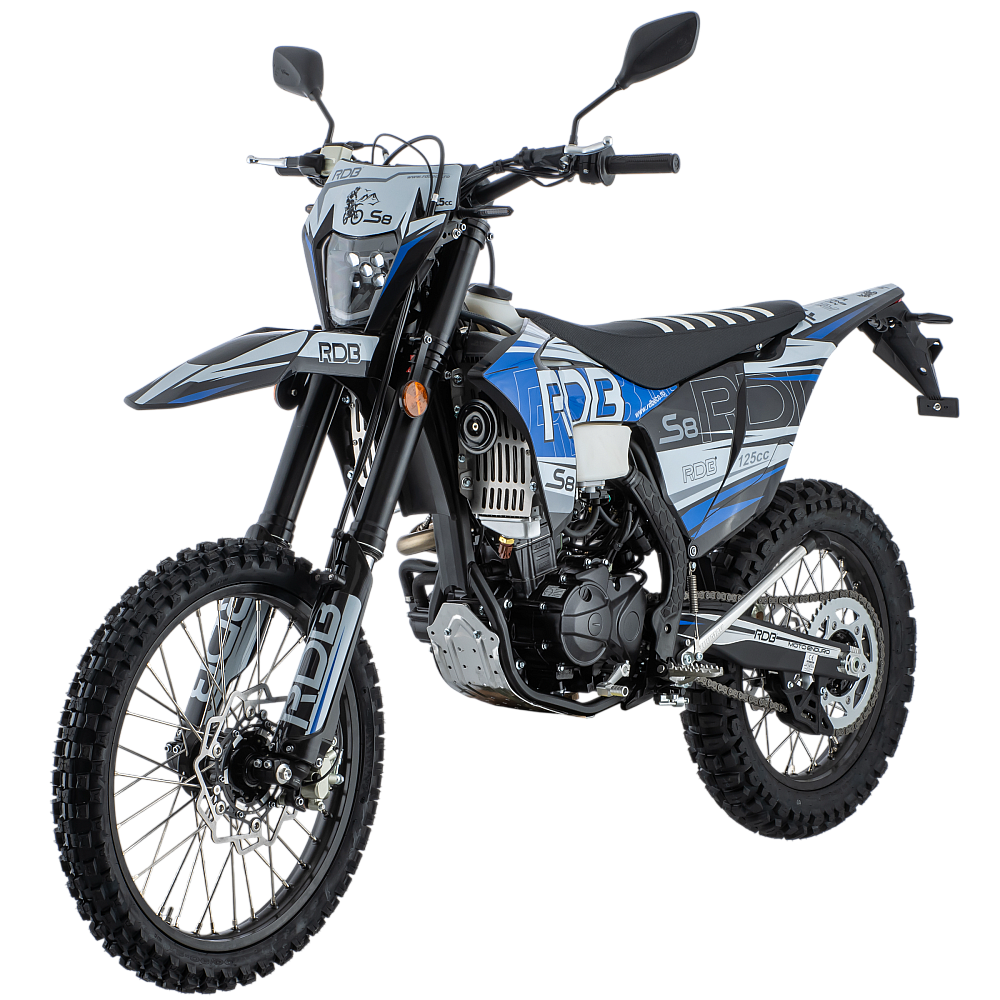 Motocross DIRT BIKE RDB S8-ZY125, 21"/18", 4 Timpi, Euro5+