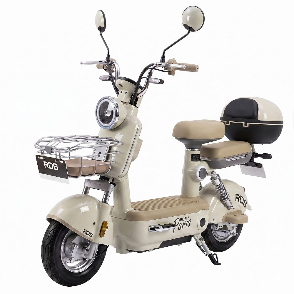 Scuter Electric RDB PARIS+, 600W, fara permis, 48V 20Ah, 25km/h