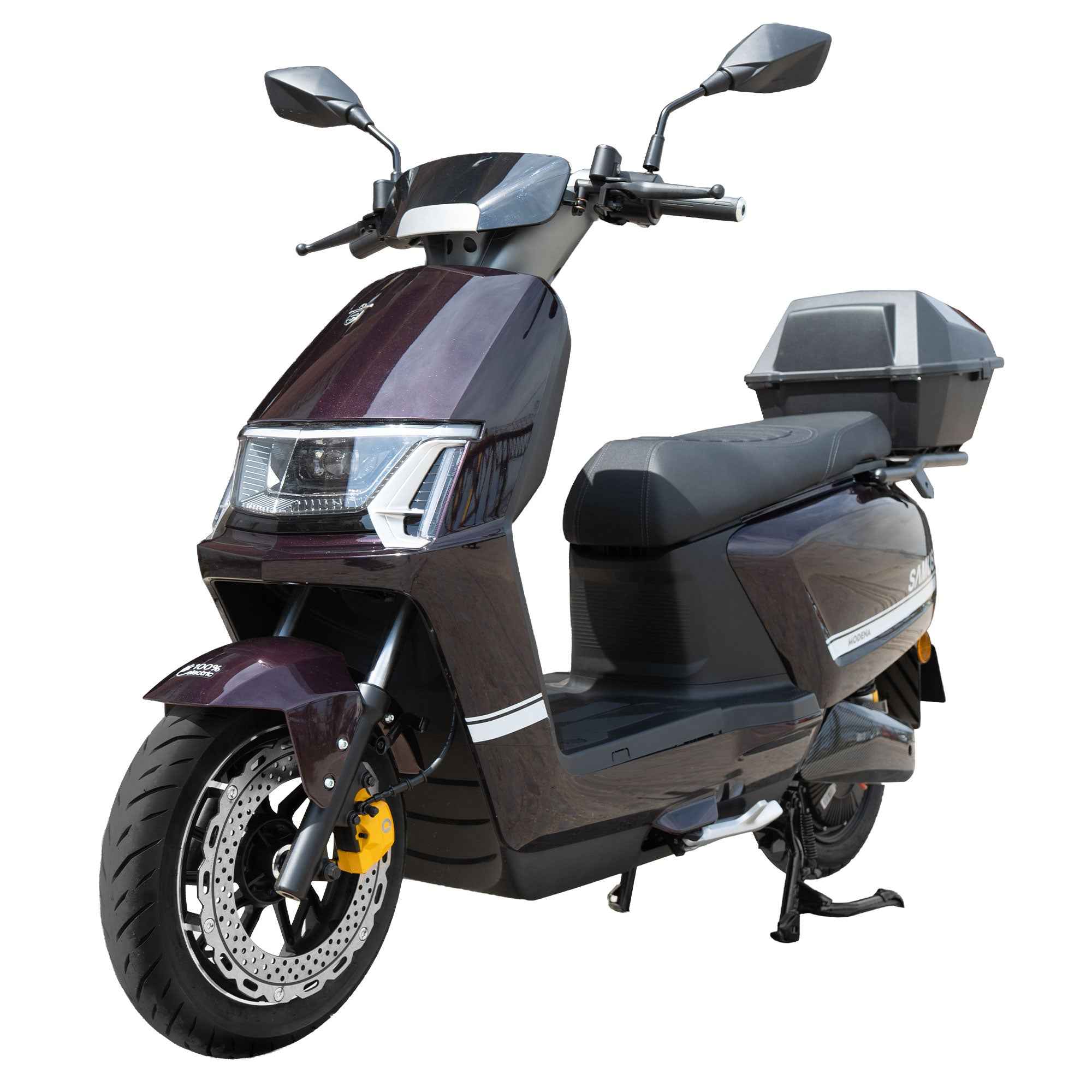 Scuter electric Samus Modena 25-Gray, Green, Silver, Purple 25 km fara permis