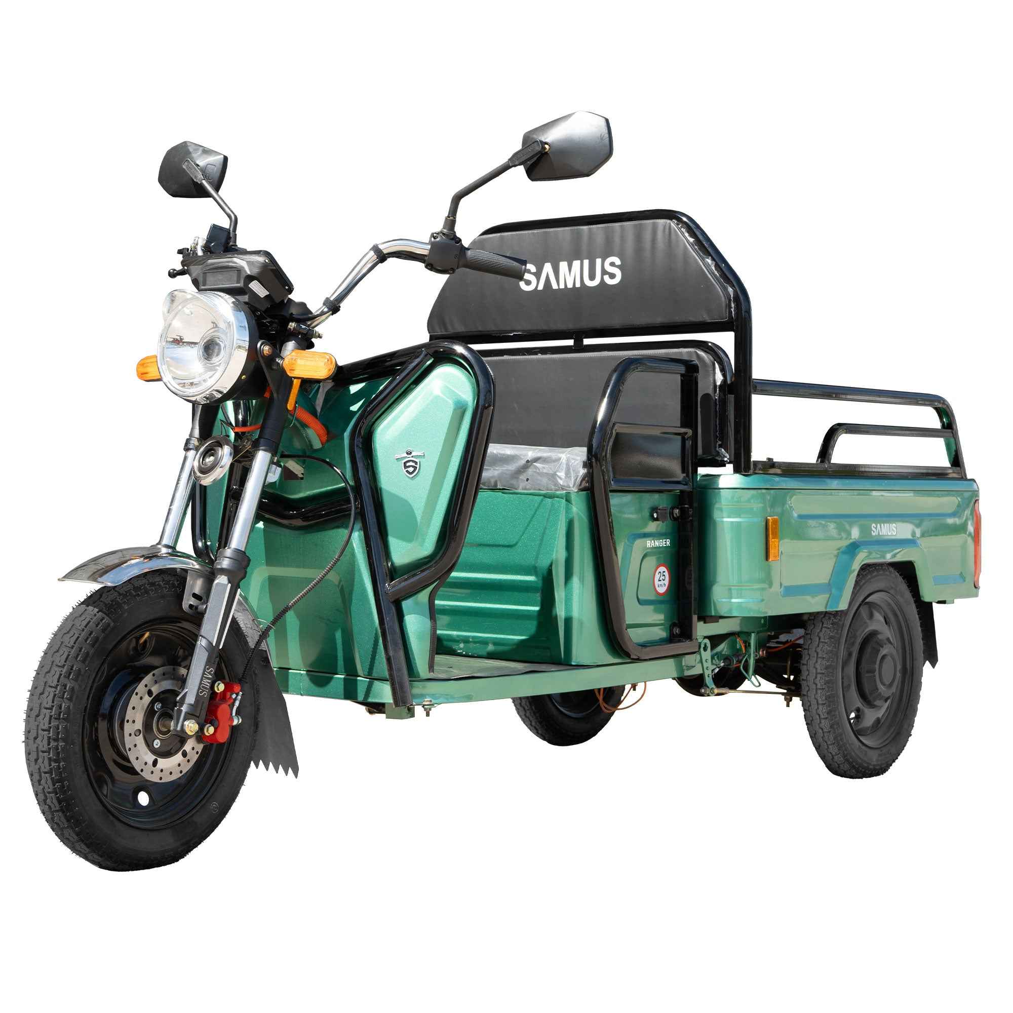 Triciclu electric cargo Samus Ranger Red, Red Dark Silver, Green, Blue,  Silver