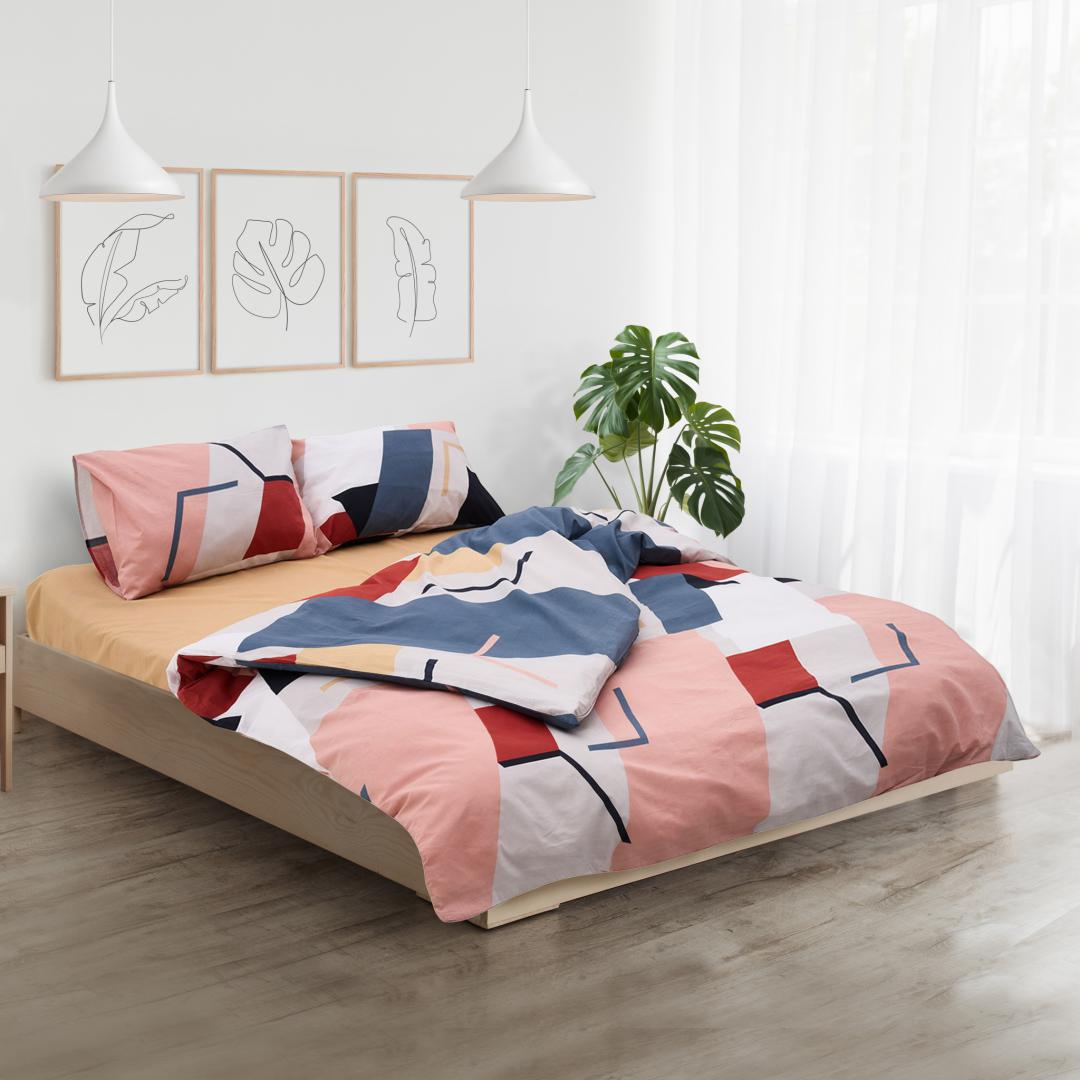 Lenjerie kingsize, bumbac,132 TC, Ringo