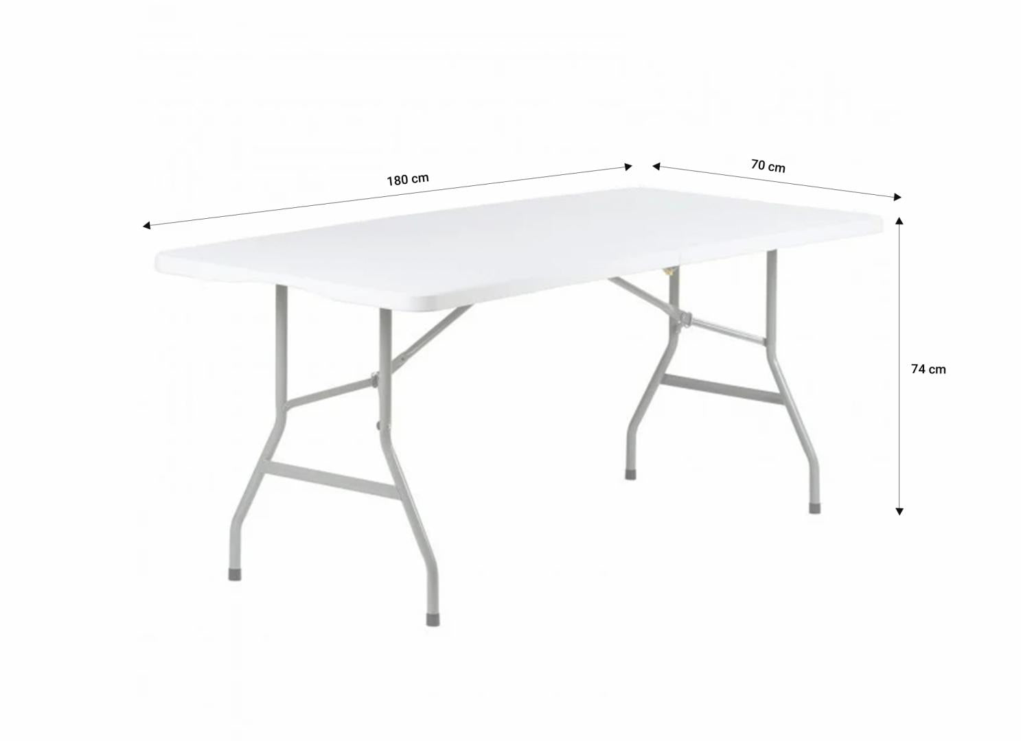 HEINNER SET MASA CU 4 SCAUNE PLASTIC PLIABILE