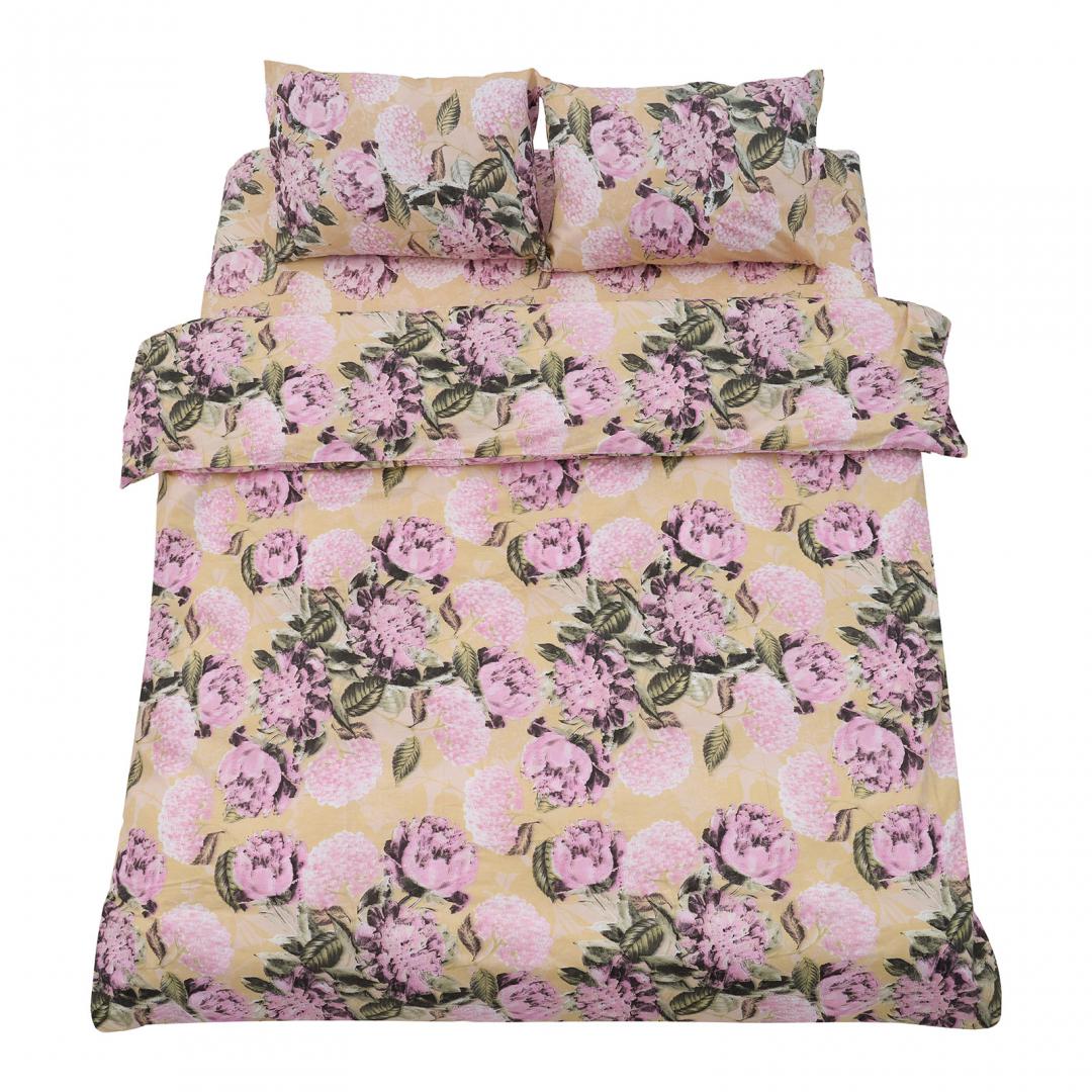 Set de pat king size bumbac,92 gsm,Peony