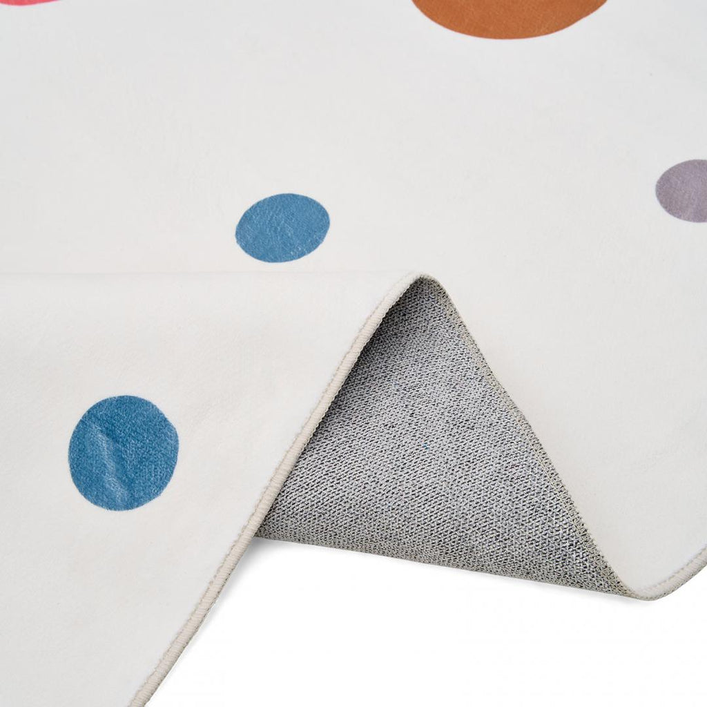 Covor printat, BUBBLE 160x230 cm, lavabil cu spate antialunecare, inaltime fir 3mm