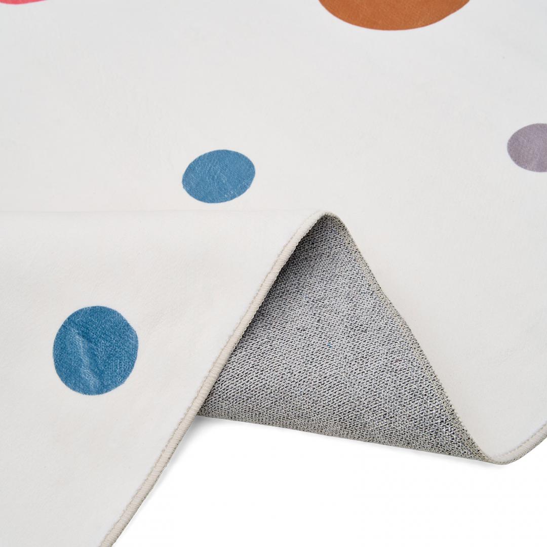 Covor printat, BUBBLE 160x230 cm, lavabil cu spate antialunecare, inaltime fir 3mm