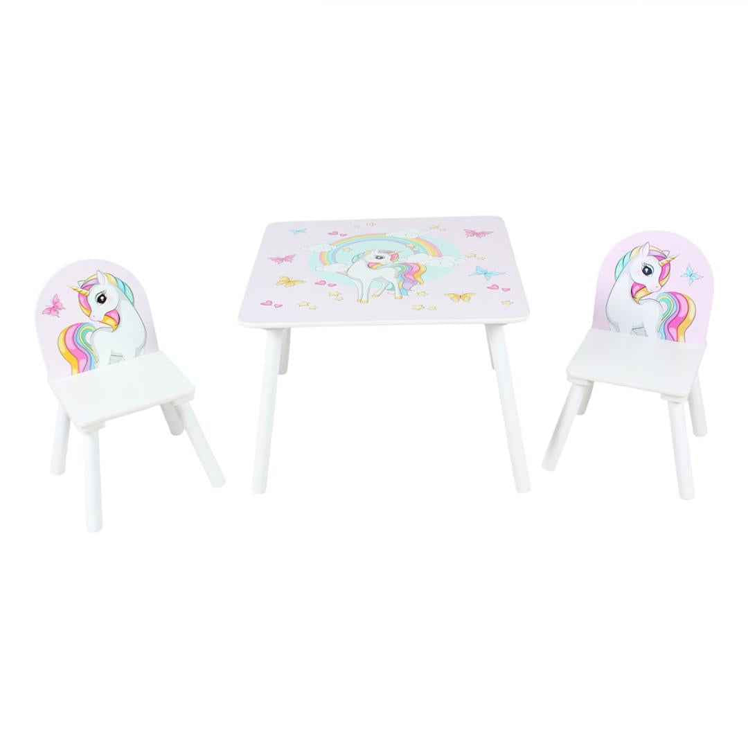 Set 2 scaune +birou Unicorns, U-Grow
