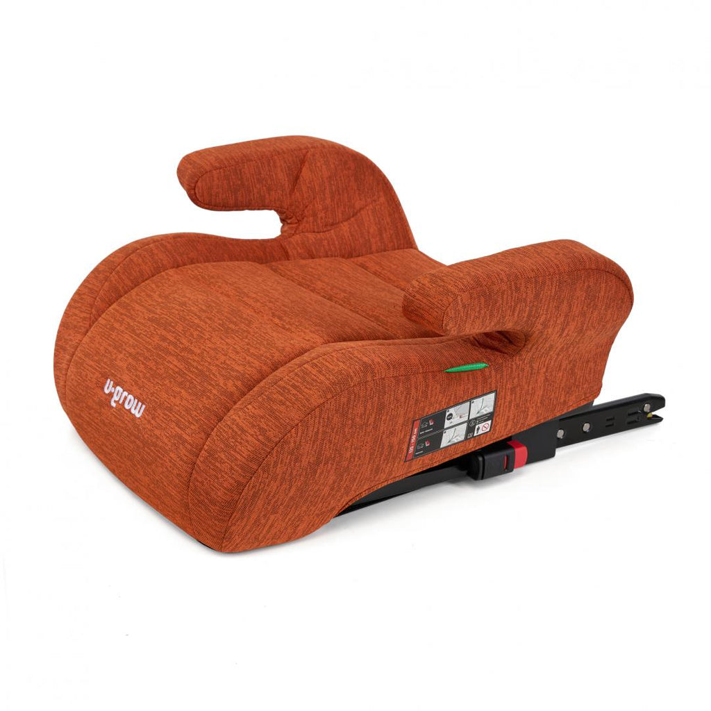 Inaltator auto U-Grow, 125-150Â  R129 cu isofix, caramiziu