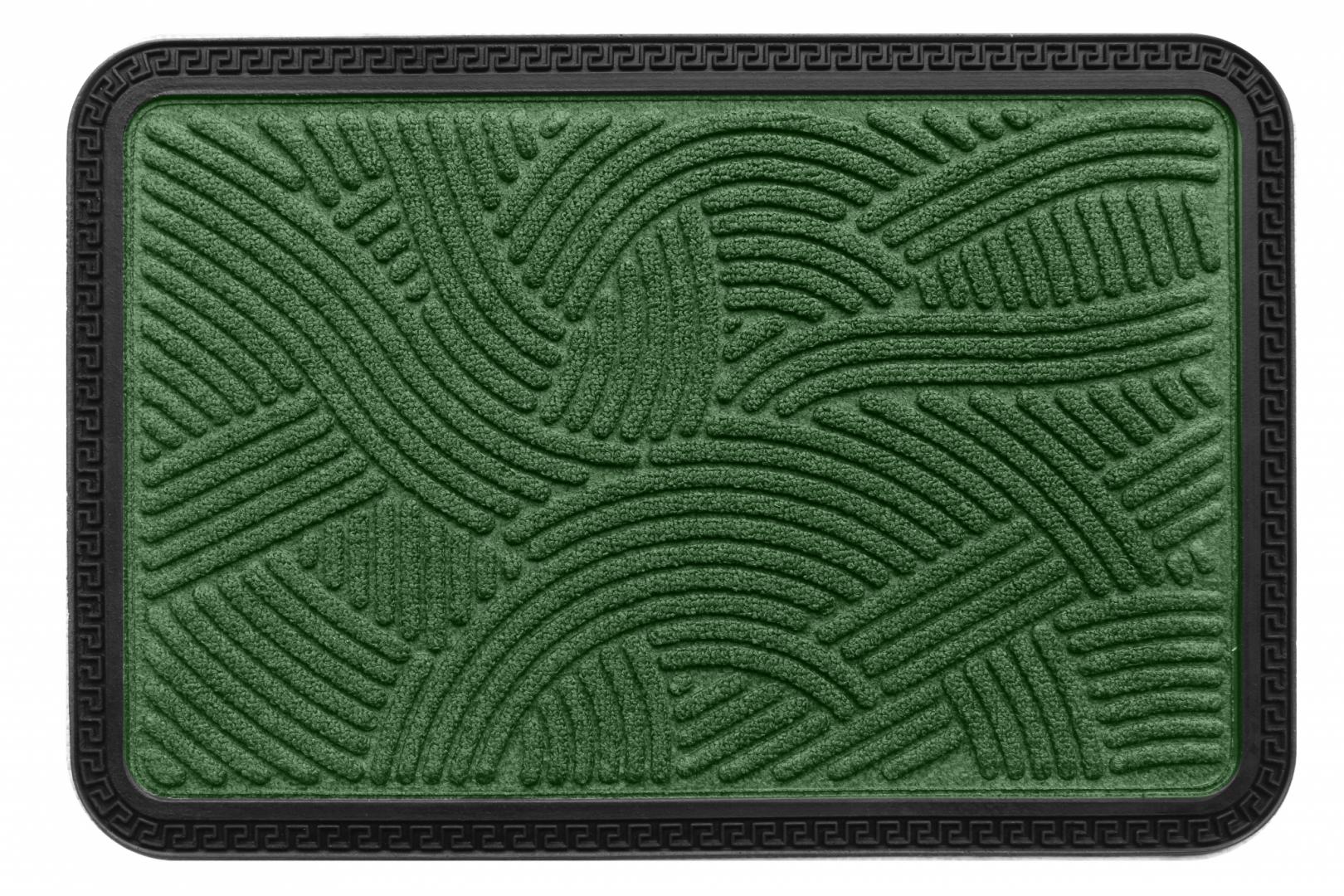 COVORAS INTRARE ANTIDERAPANT CU MARGINE CAUCIUCATA 40X60 CM, HEINNER HOME (mix 3 culori in bax - 4 bucati gri, 3 bucati verde, 3 bucati maro)