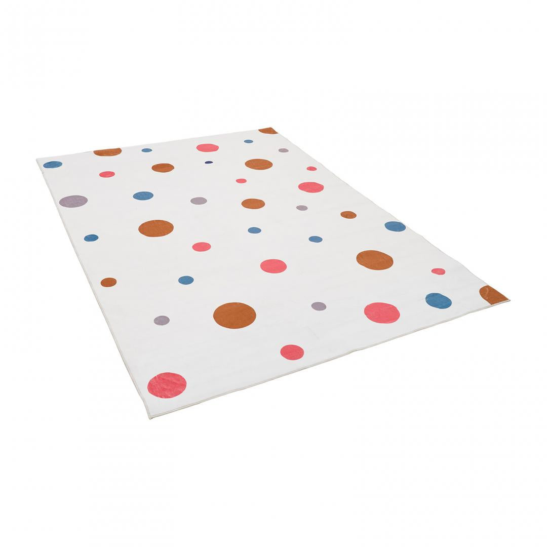 Covor printat, BUBBLE 160x230 cm, lavabil cu spate antialunecare, inaltime fir 3mm