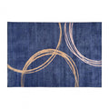 Covor printat, CIRCLE  160x230 cm, lavabil cu spate antialunecare, inaltime fir 3mm