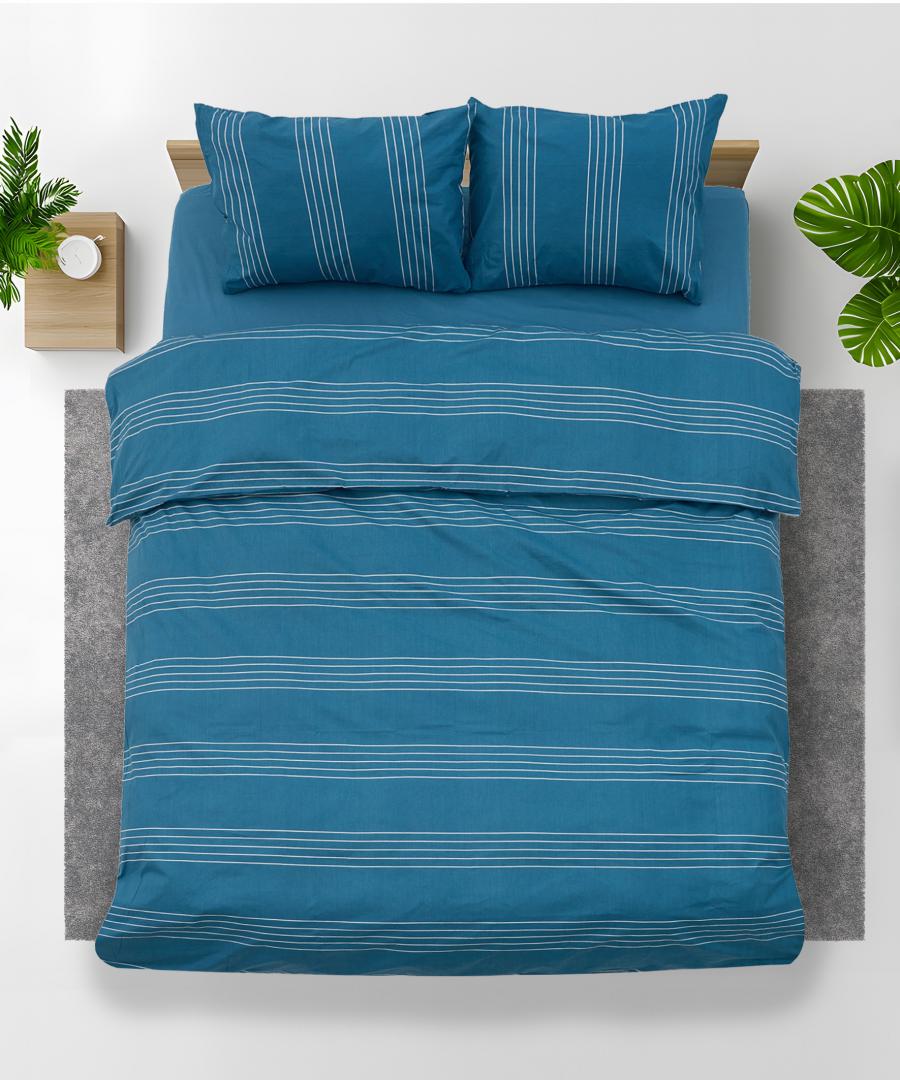 Set de pat,cearceaf cu elastic 180x200,Colin