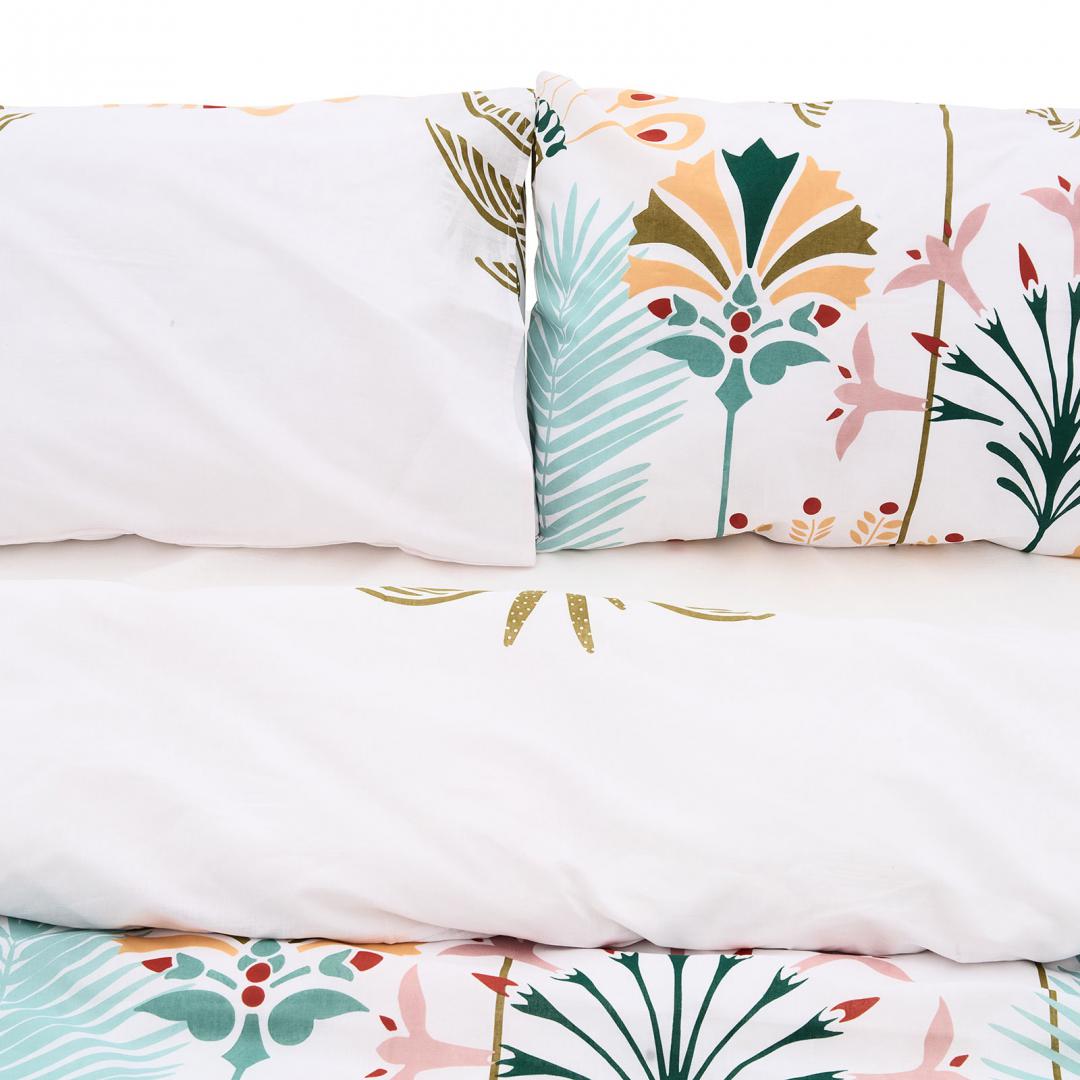 Lenjerie kingsize, bumbac,132 TC, Aria