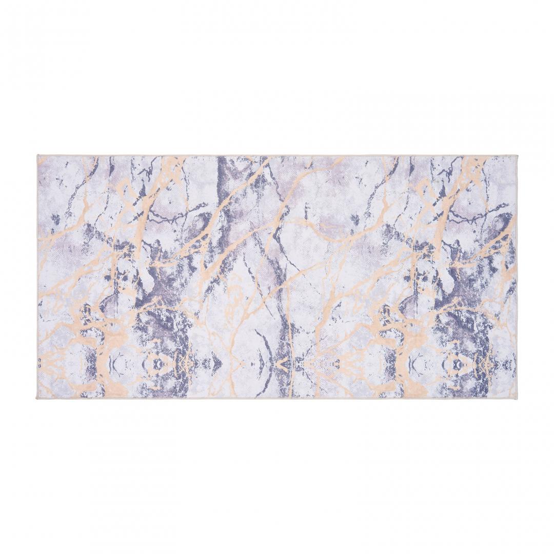 Covor printat, HAGA 70x140 cm, lavabil cu spate antialunecare, inaltime fir 3mm