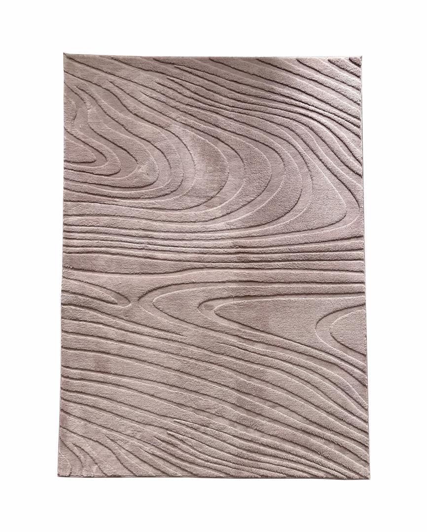 Covor, model in relief,Wave, 160x230 Brown
