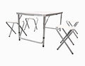 HEINNER SET 4 SCAUNE+MASA PLIABILA SERVIETA