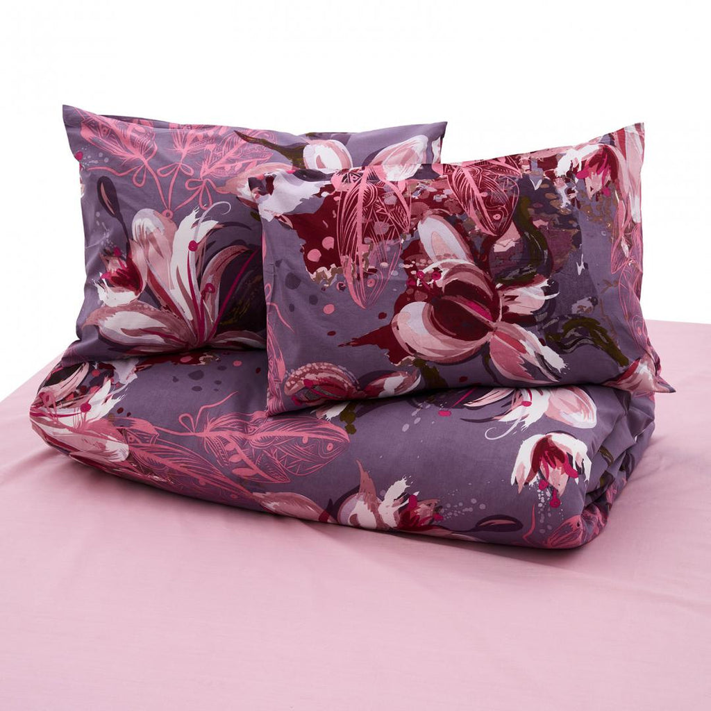 Lenjerie kingsize bumbac,132 TC,Magnolia