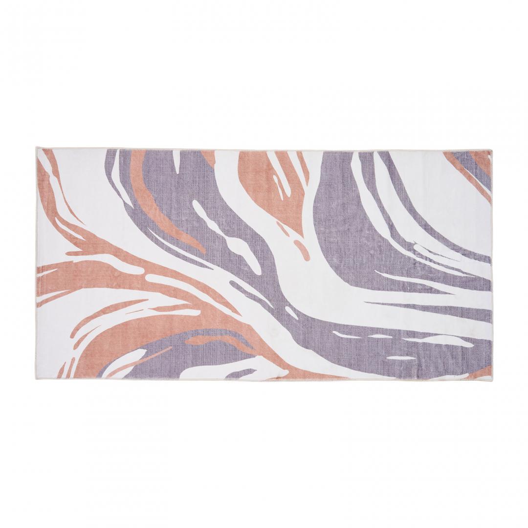 Covor printat, MARA 70x140 cm, lavabil cu spate antialunecare, inaltime fir 3mm