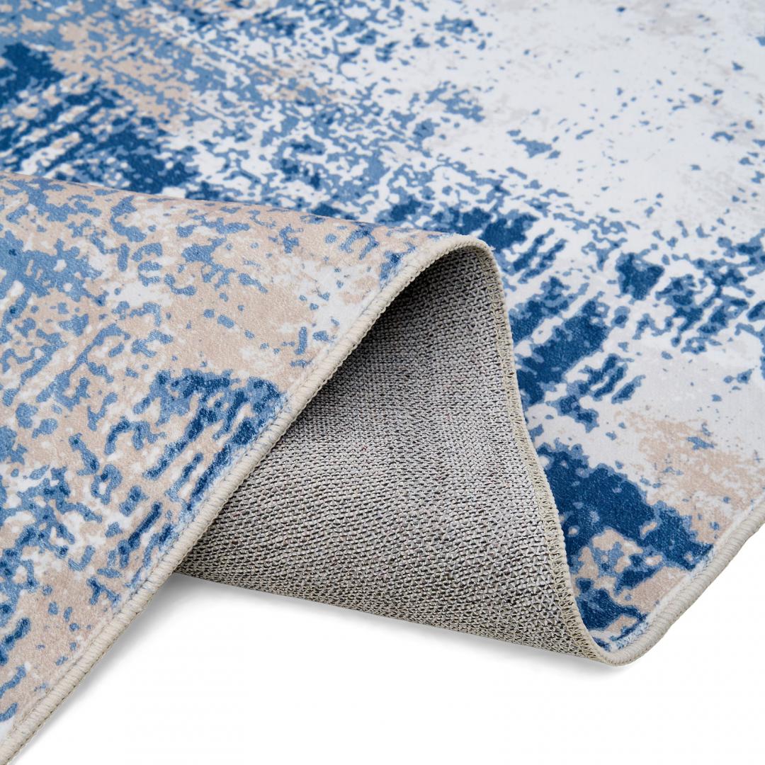 Covor printat, CARO 160x230 cm, lavabil cu spate antialunecare, inaltime fir 3mm