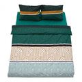 Lenjerie dubla 100% bumbac,4 piese, Deco