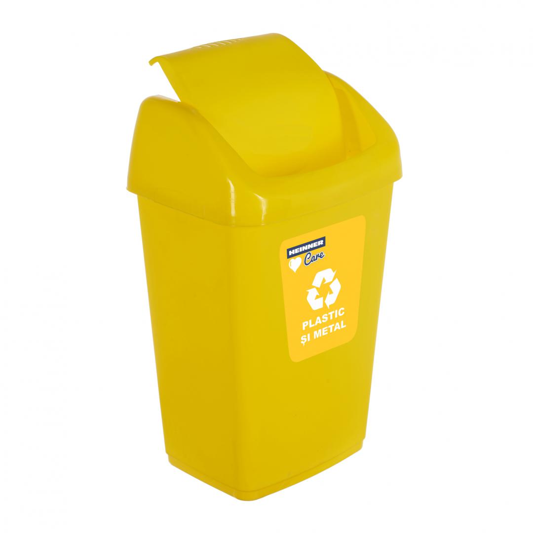 ï»¿COS GUNOI CAPAC BATANT, RECICLARE ECO 35 L, GALBEN , HEINNER CARE