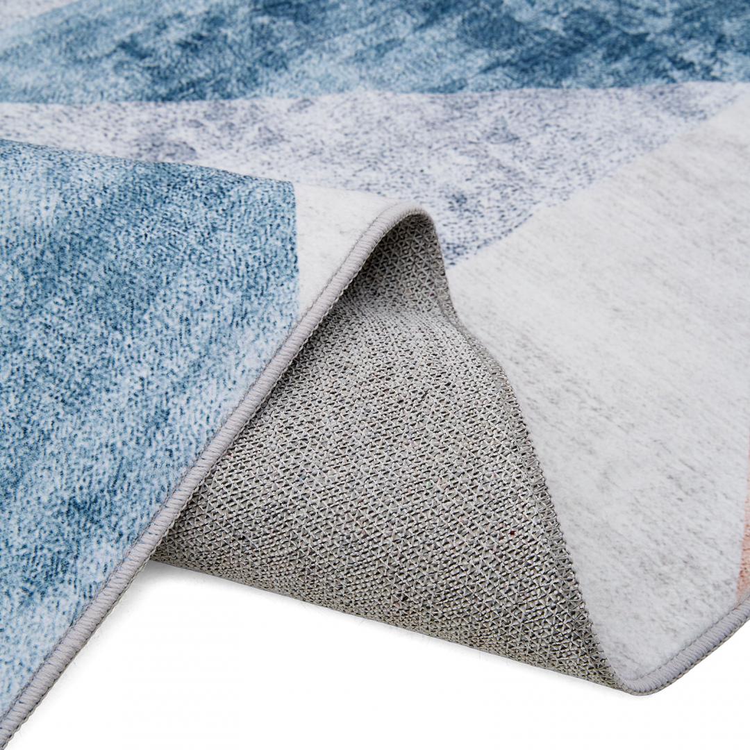 Covor printat, DEVON 160x230 cm, lavabil cu spate antialunecare, inaltime fir 3mm