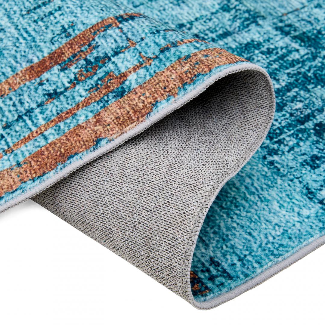 Covor printat, MIST 160x230 cm, lavabil cu spate antialunecare, inaltime fir 3mm