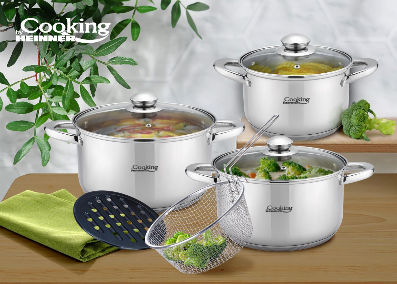 SET GATIT DIN INOX 8 PIESE, VICTORIA, COOKING BY HEINNER