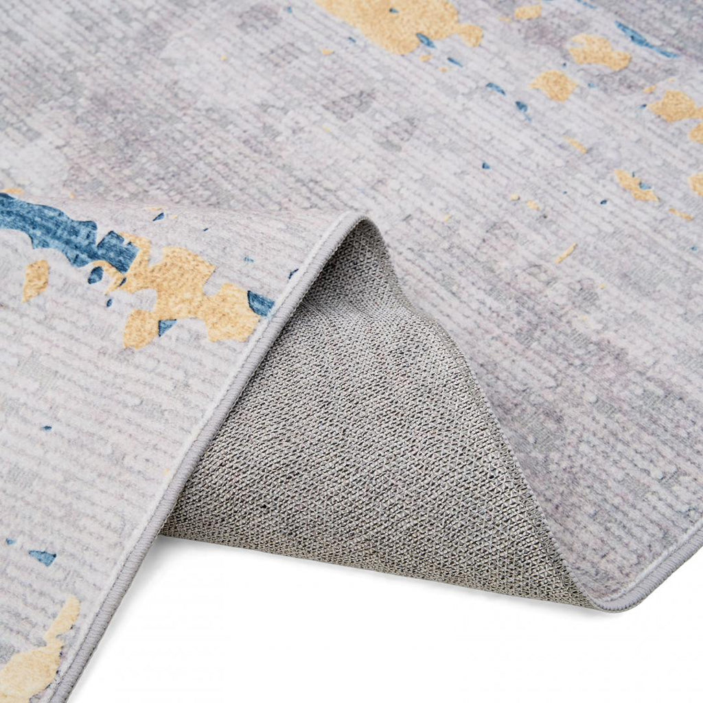 Covor printat, LUNA 160x230 cm, lavabil cu spate antialunecare, inaltime fir 3mm