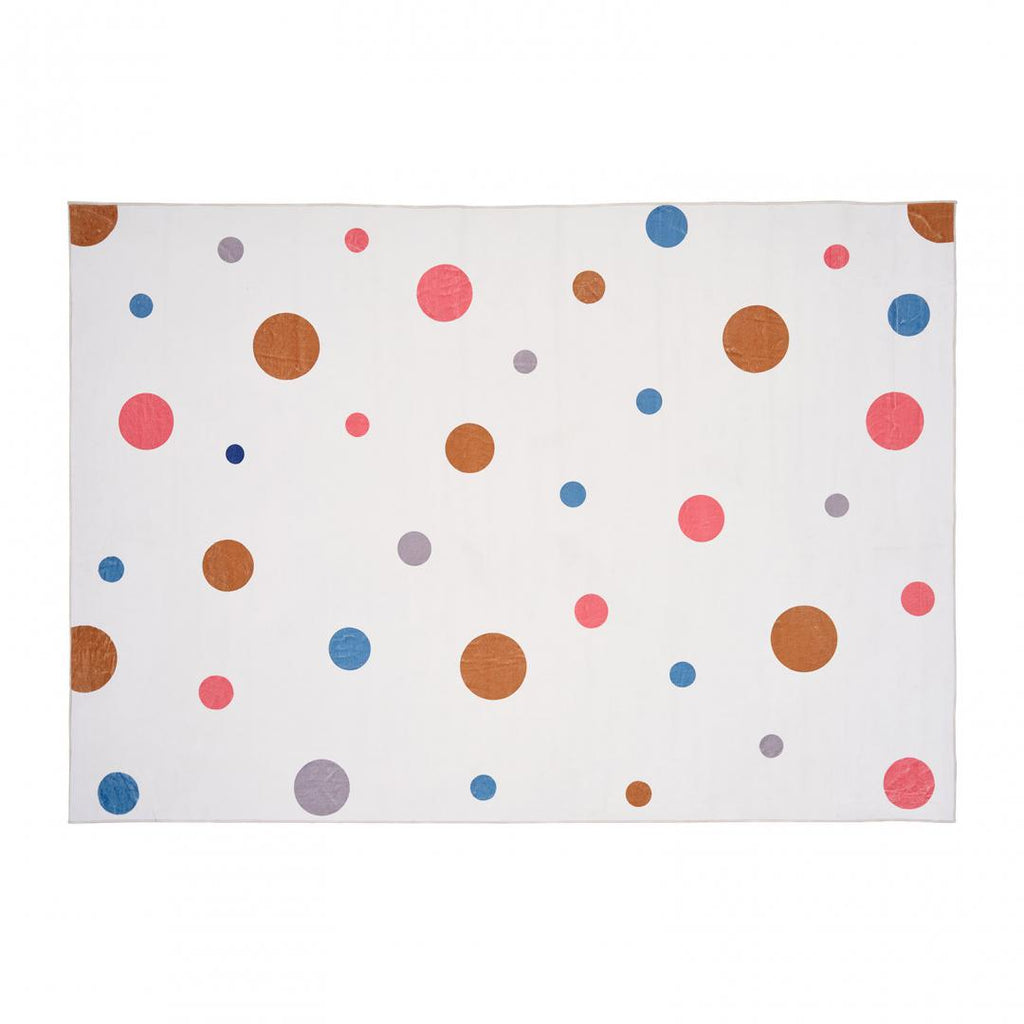 Covor printat, BUBBLE 160x230 cm, lavabil cu spate antialunecare, inaltime fir 3mm