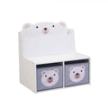 Bancuta cu spatiu de depozitare jucarii si carti Bear, U-Grow