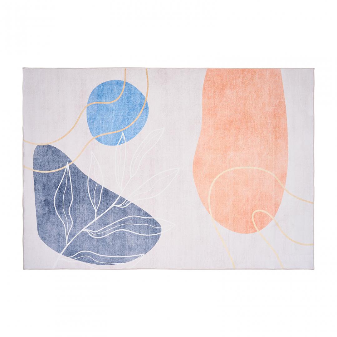 Covor printat, GRACE  160x230 cm, lavabil cu spate antialunecare, inaltime fir 3mm