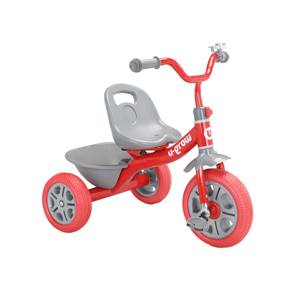 Tricicleta cu pedale, rosie, U-Grow