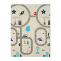 Covor de joaca pentru copii U-Grow, din spuma, pliabil, 2 fete, impermeabil, izolant, 120 x 180 x 1 cm, circuit