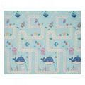 Covor de joaca pentru copii U-Grow, din spuma, pliabil, 2 fete, impermeabil, izolant, 180 x 200 x 1 cm