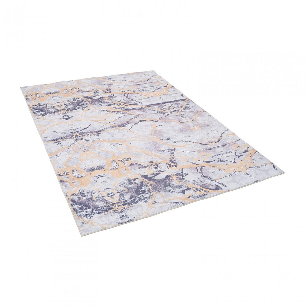 Covor printat, HAGA 160x230 cm, lavabil cu spate antialunecare, inaltime fir 3mm