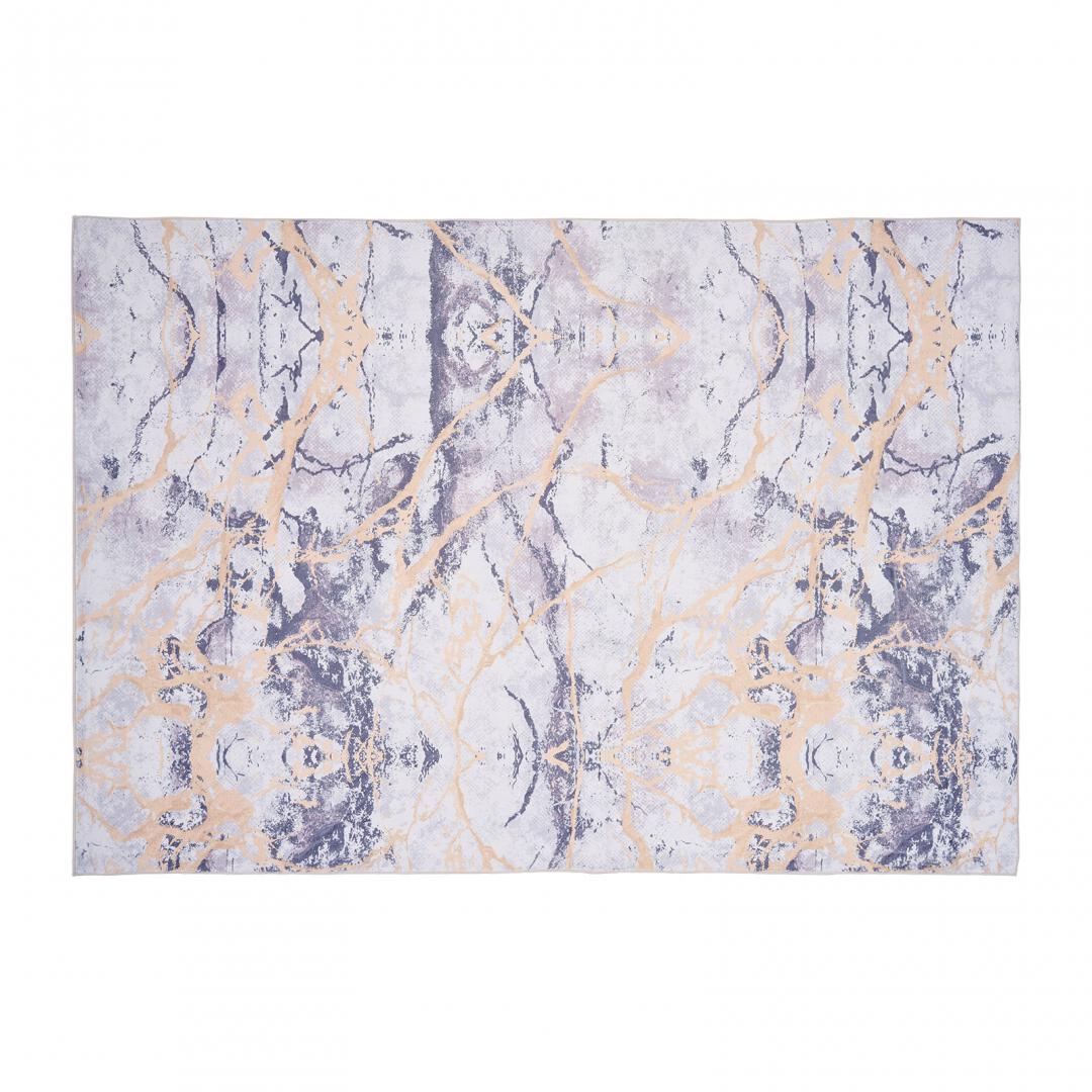Covor printat, HAGA 160x230 cm, lavabil cu spate antialunecare, inaltime fir 3mm