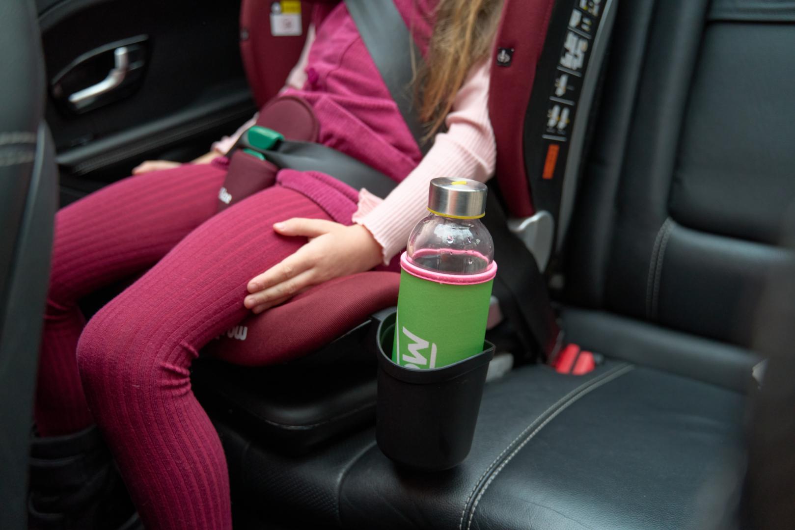 Scaun auto I-size U-Grow Goldfix Plus, isofix, 76-150 cm (9-36 kg), boxa bluetooth, rosu