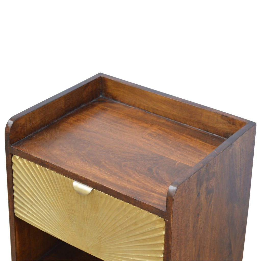 Noptieră Manila Gold cu 1 sertar