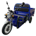 Triciclu electric cargo Samus Houston Silver, Blue 45km/h, cu permis